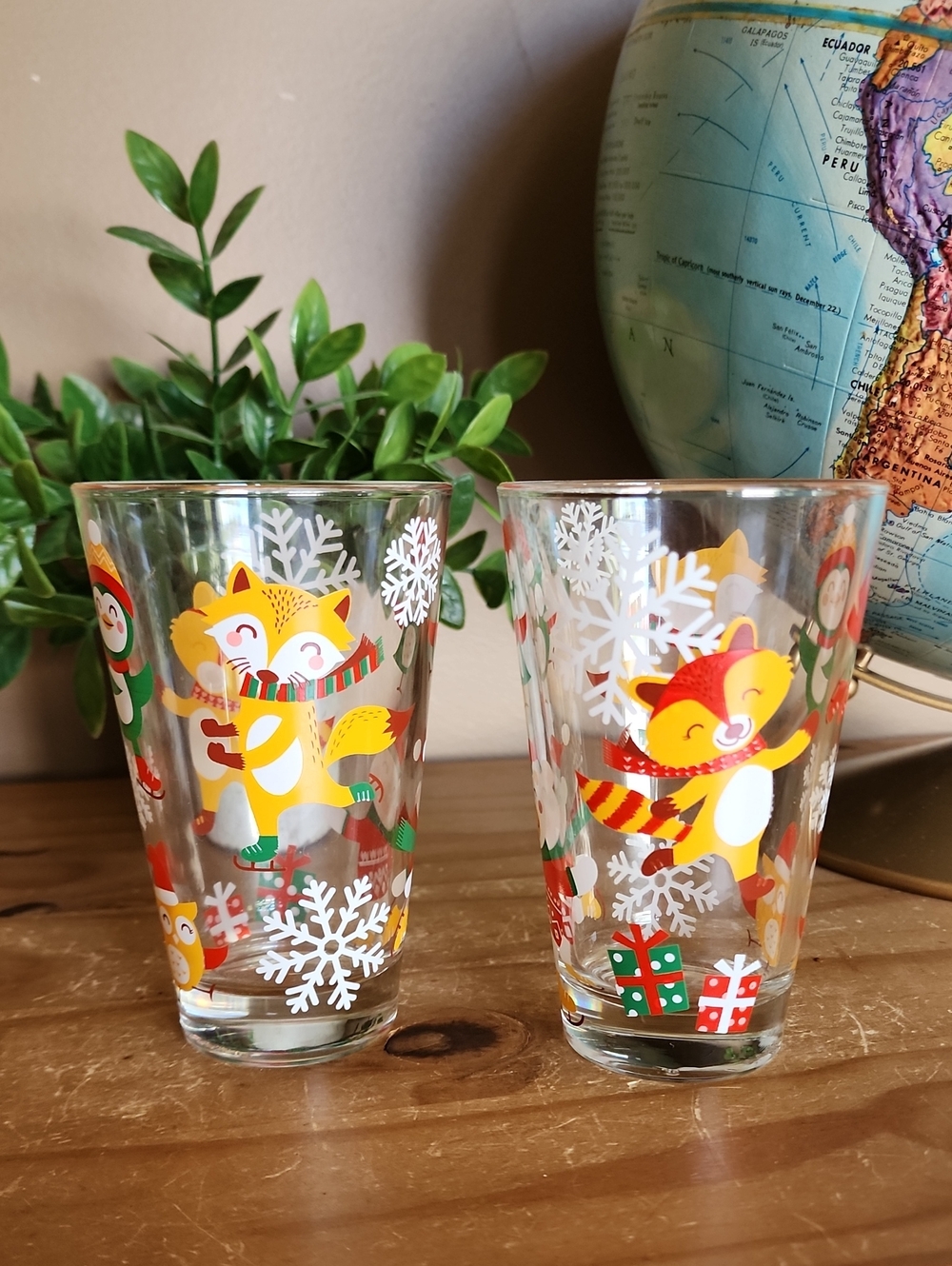 Vintage Cerve Italy glass tumblers